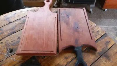 Tablas de madera para picar con diseño artesanal - miniatura 1