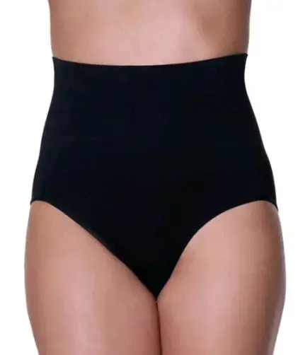Calzón faja moldeadora, control de abdomen. Negra