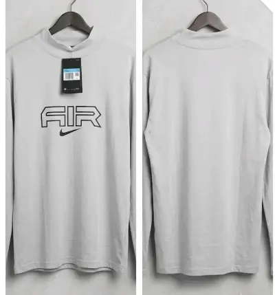 Polera Nike Pro Nocta gris de manga larga - miniatura 4