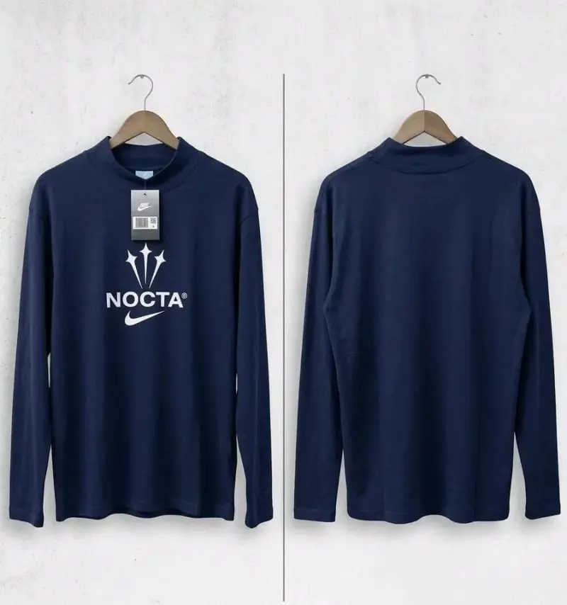 Polera Nike Pro Nocta gris de manga larga - 5