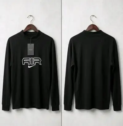 Polera Nike Pro Nocta gris de manga larga - miniatura 6