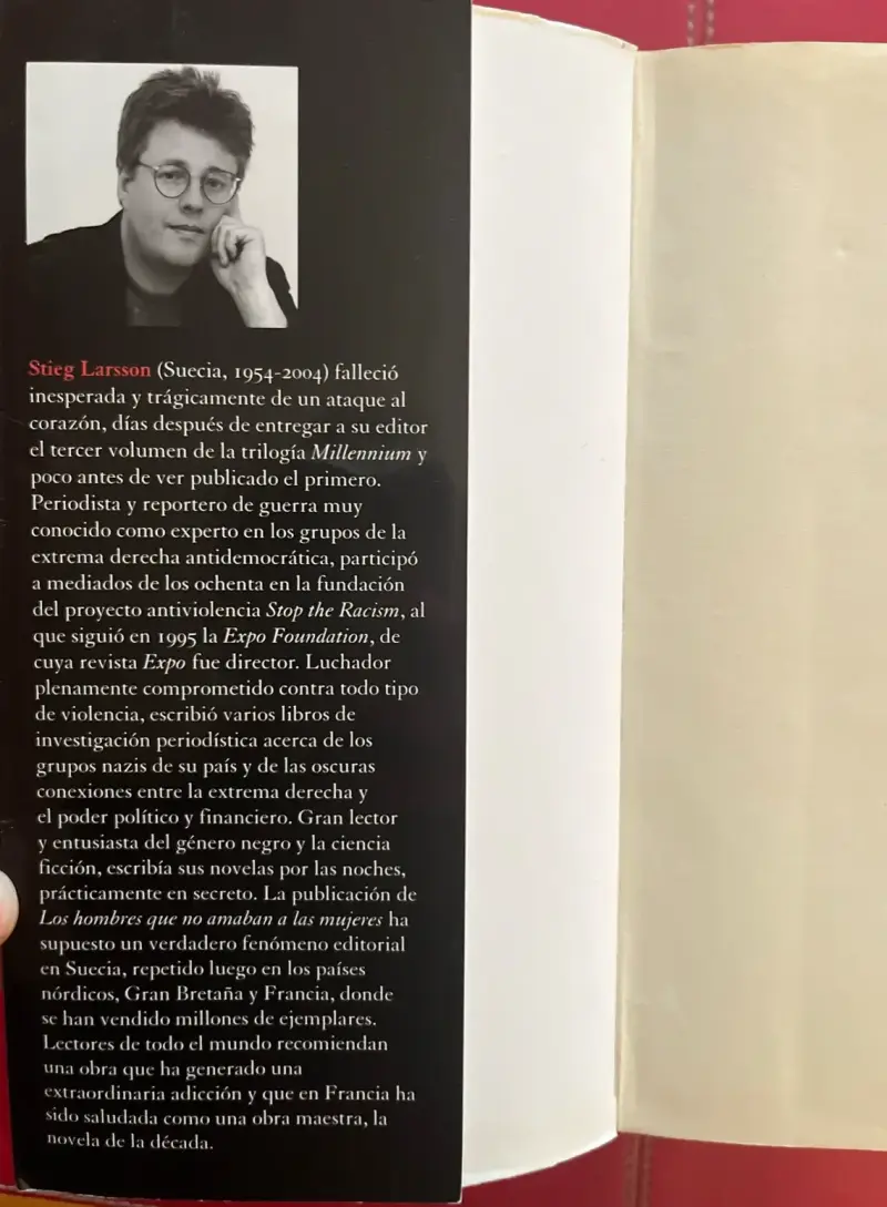 Libro 'Los hombres que no amaban a las mujeres' de Stieg Larsson - 3