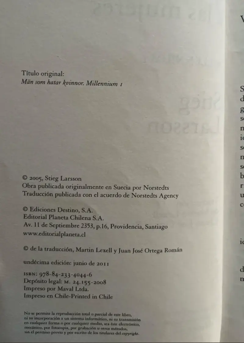 Libro 'Los hombres que no amaban a las mujeres' de Stieg Larsson - 5