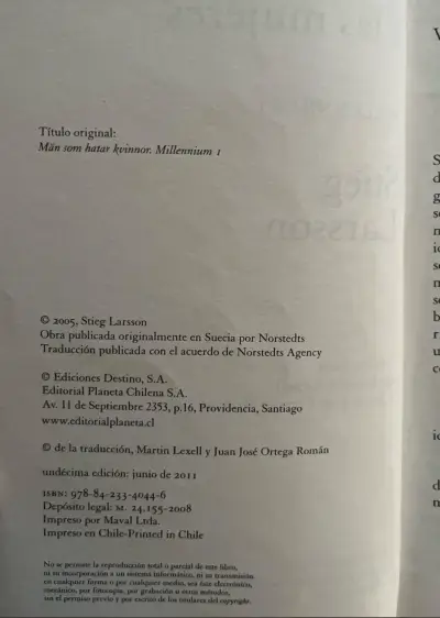 Libro 'Los hombres que no amaban a las mujeres' de Stieg Larsson - miniatura 5