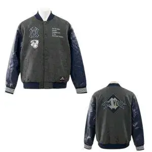 Chaqueta Varsity New York Yankees Azul y Gris - miniatura 1