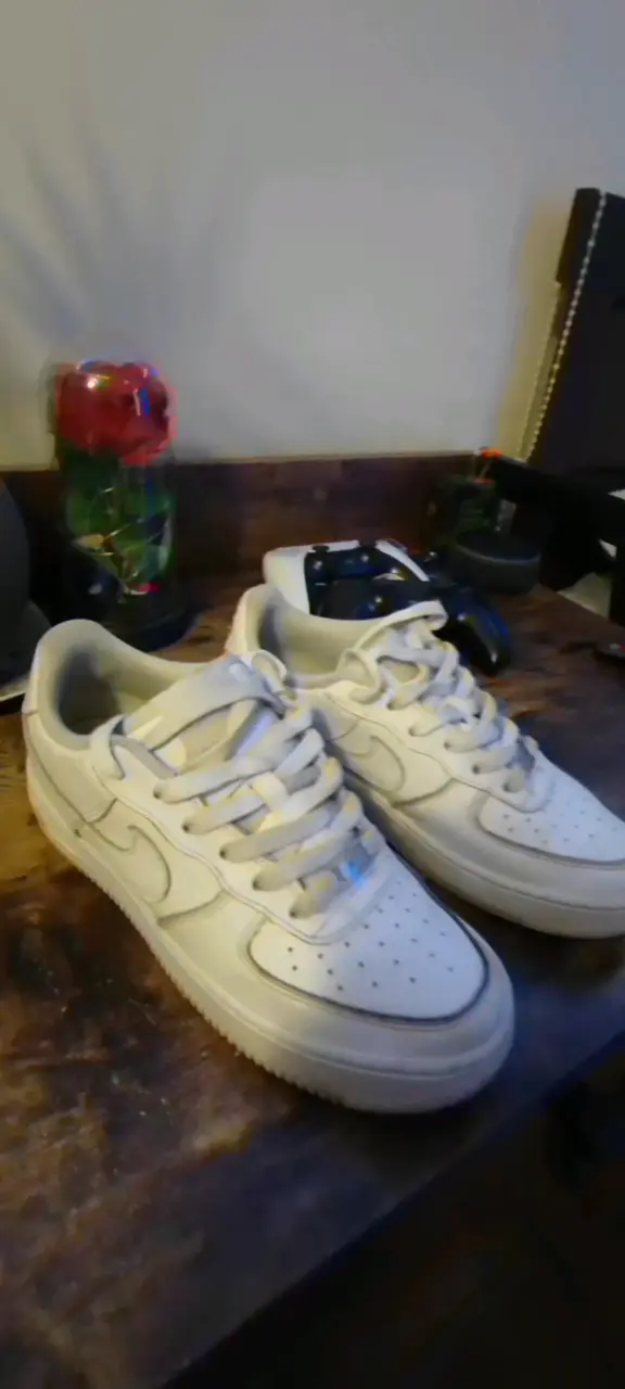 Zapatillas Af1 blancas - 4
