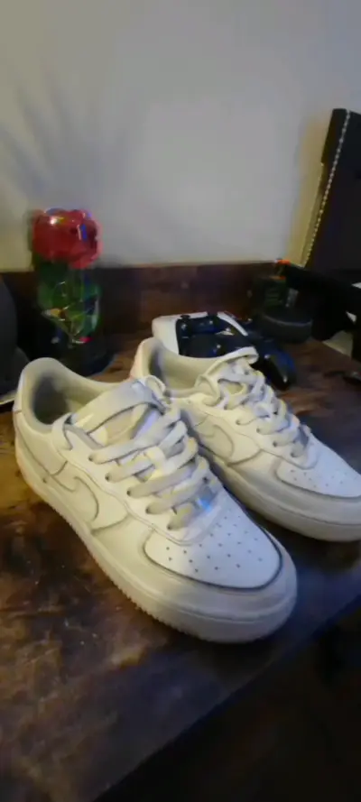 Zapatillas Af1 blancas - miniatura 4