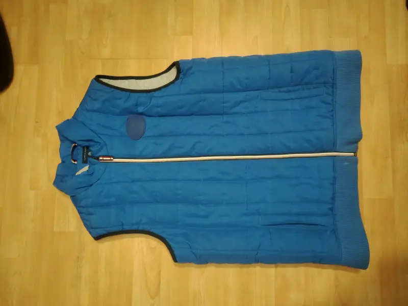 Chaleco Tommy sin mangas azul para hombre