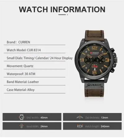 Reloj Cronógrafo Curren CUR 8314 Hombre - miniatura 3