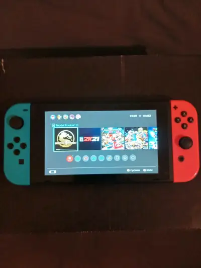 Nintendo switch v2 con juegos - miniatura 1