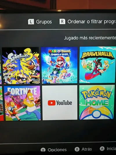 Nintendo switch v2 con juegos - miniatura 5