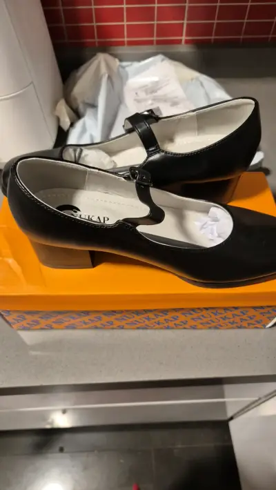 Zapatos de baile  huasa negros - miniatura 3