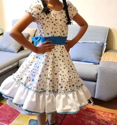 Vestido de Huasa  Niña - miniatura 1