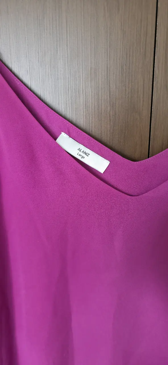 Blusa sin mangas fucsia elegante Alaniz - 2