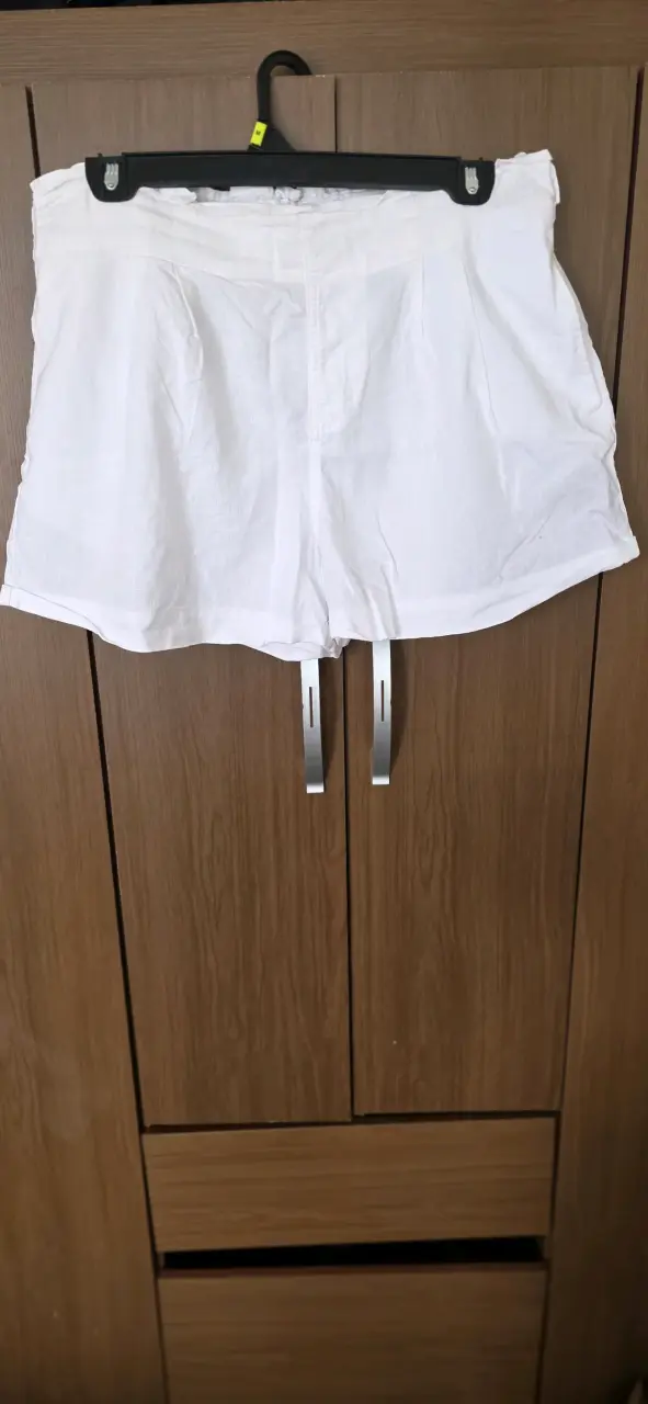 Shorts blancos de lino Umbrale para mujer - 3