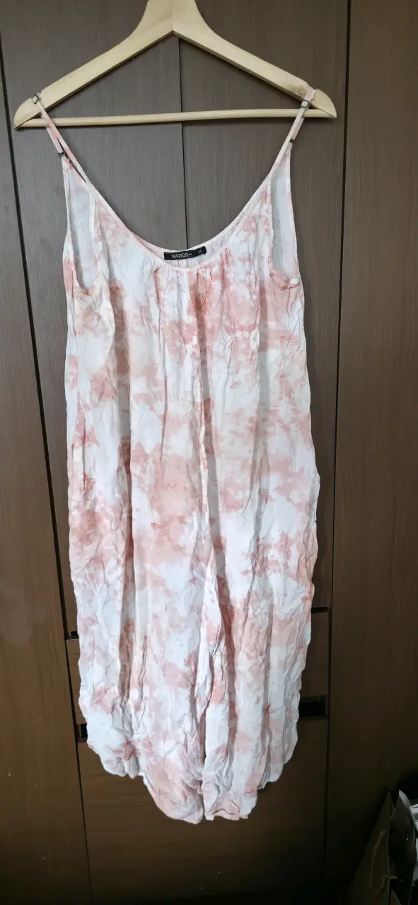Enterito largo estampado rosa/damascoWados talla M