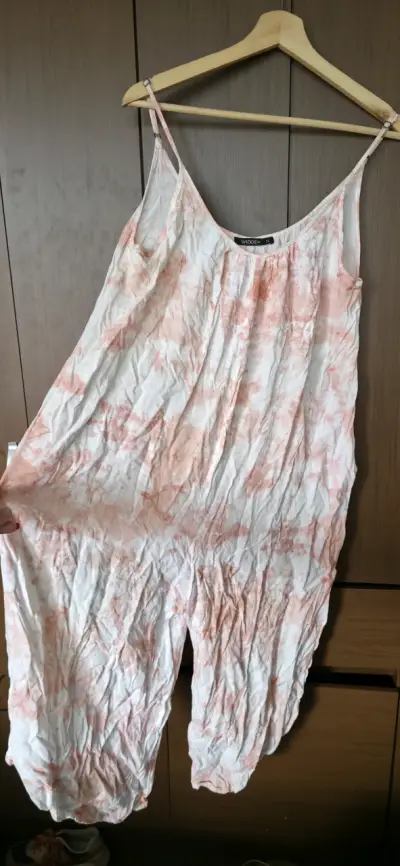 Enterito largo estampado rosa/damascoWados talla M - miniatura 3
