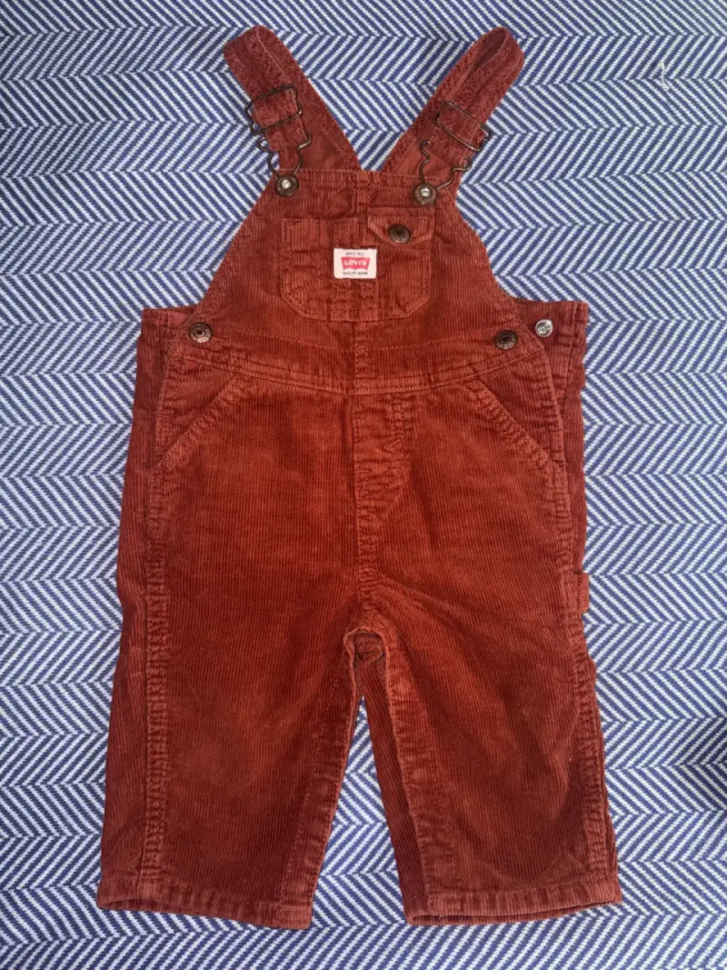 Jardinera para niño Levi's color terracota