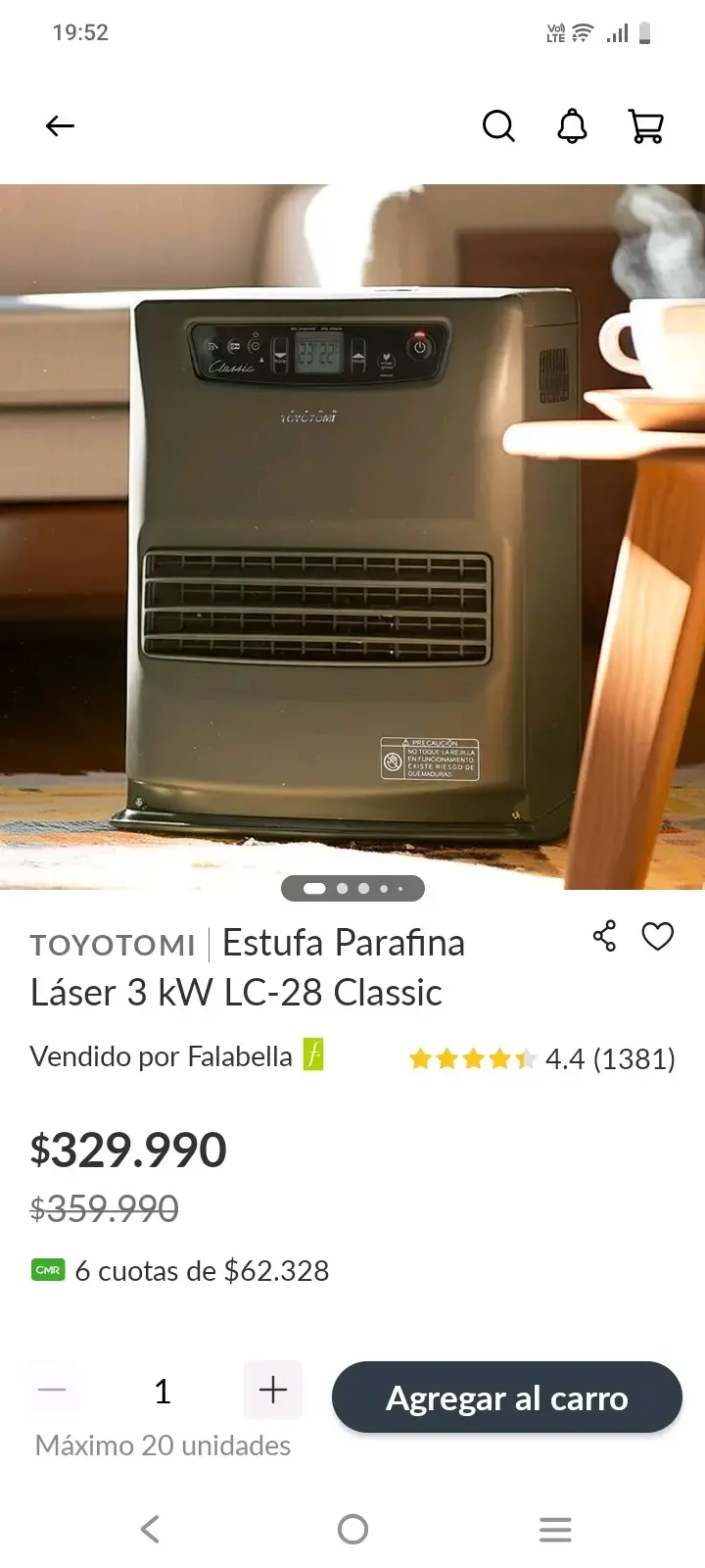 Estufa a parafina Toyotomi Classic 3 kW - 2