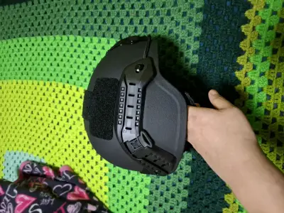 Casco táctico de protección negro (antibalas) - miniatura 5