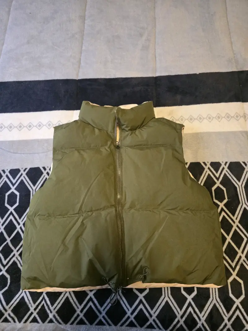 Chaqueta acolchada verde - 1