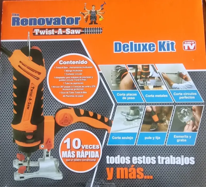 Herramienta multifunción Renovator Twist-A-Saw Deluxe Kit - 1