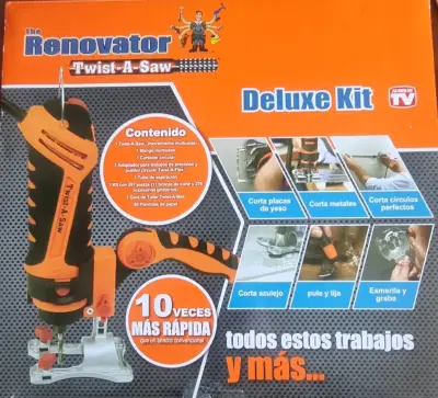 Herramienta multifunción Renovator Twist-A-Saw Deluxe Kit - miniatura 1