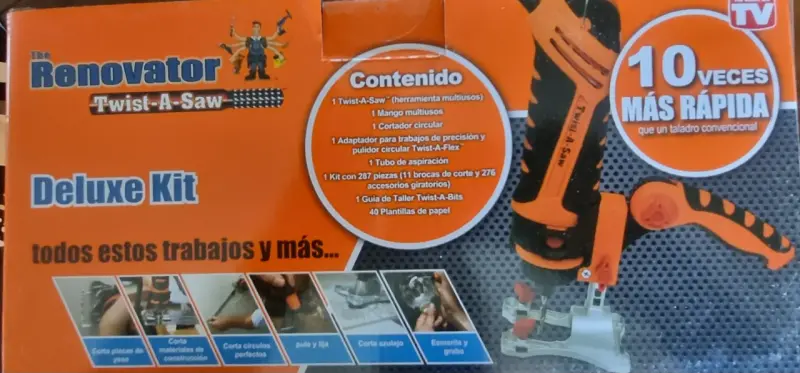 Herramienta multifunción Renovator Twist-A-Saw Deluxe Kit - 6