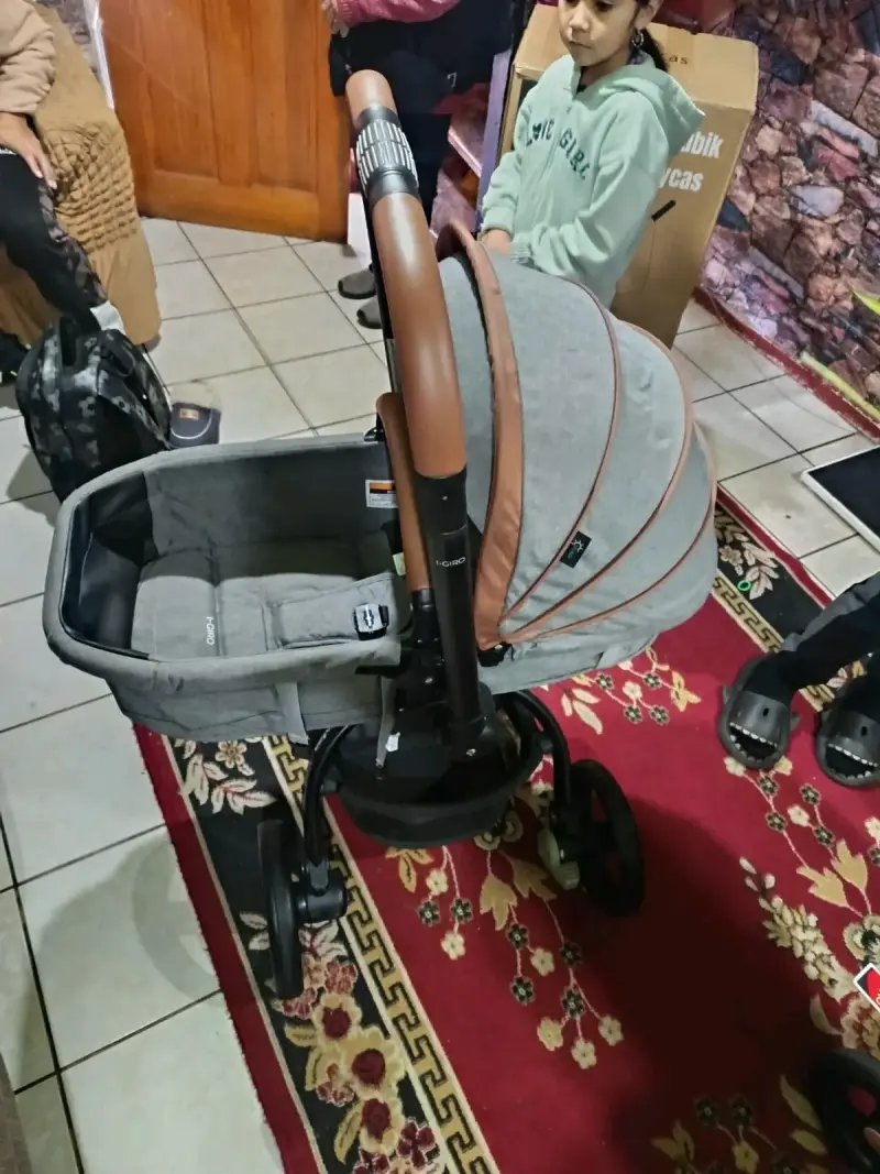 Coche de bebé Infanti Zion gris con manillar ajust - 6