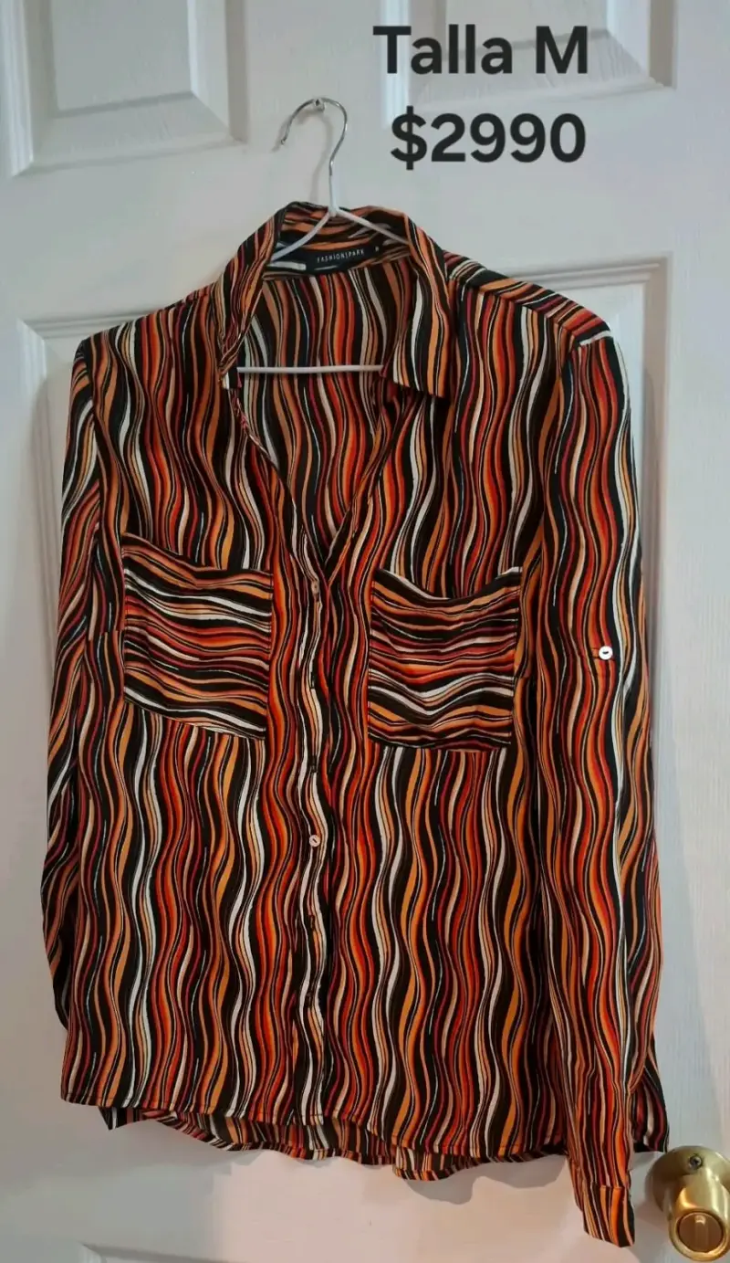 Polera de algodón negra Singolare talla M - 4