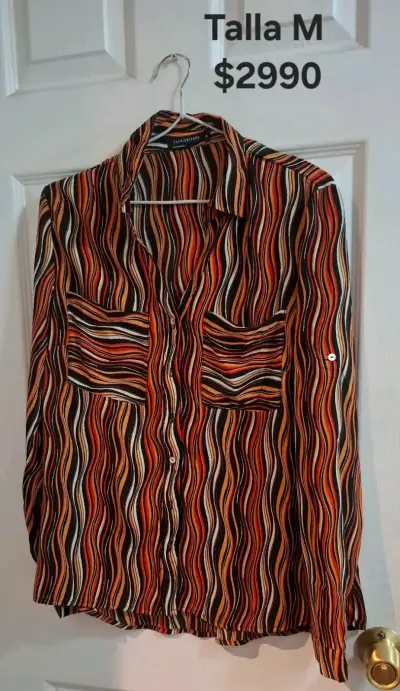 Polera de algodón negra Singolare talla M - miniatura 4