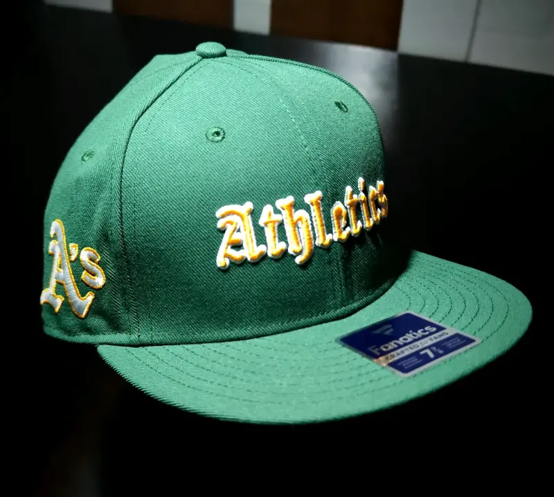 Gorra verde Athletics Fanatics talla 7 - 1