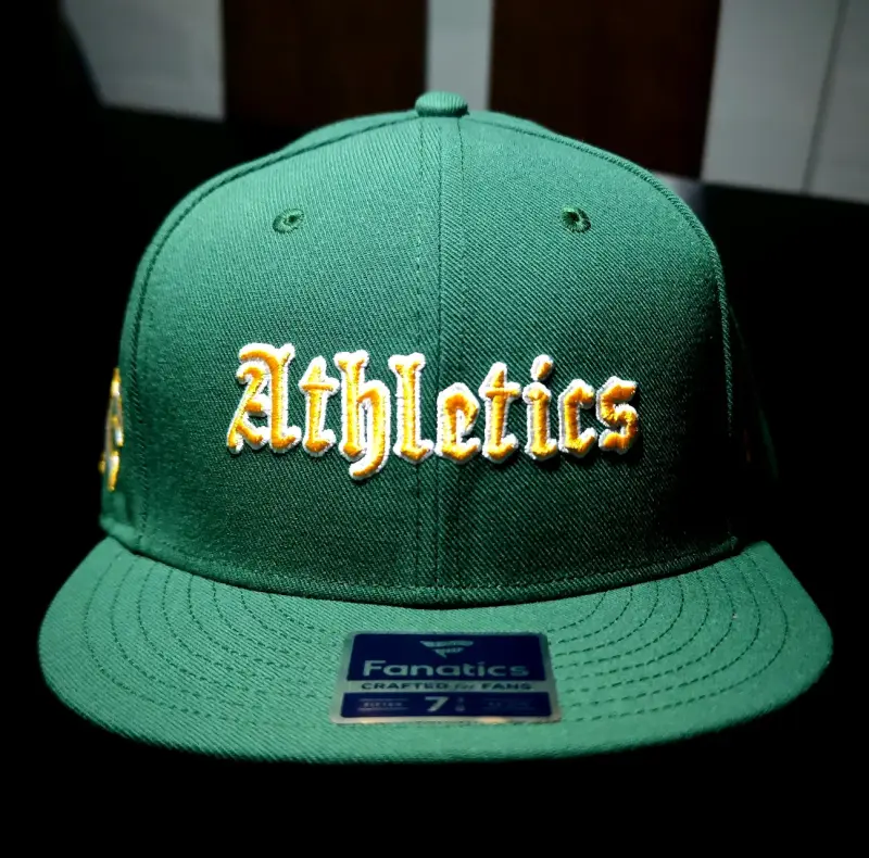 Gorra verde Athletics Fanatics talla 7 - 2