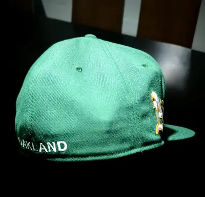 Gorra verde Athletics Fanatics talla 7 - miniatura 3
