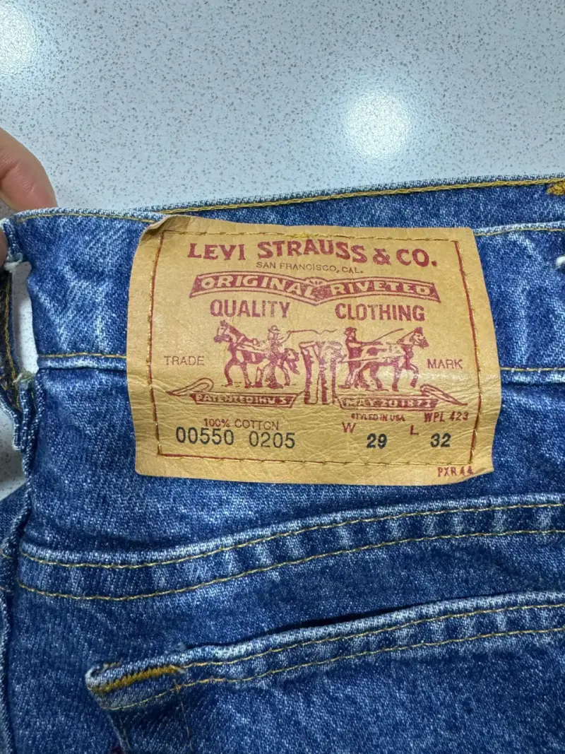 Jeans Levi's 550 azul clásico - 3