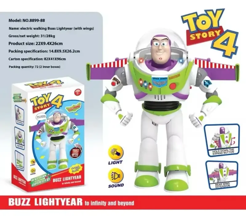 Figura Electrónica Buzz Lightyear Toy Story 4 - 3