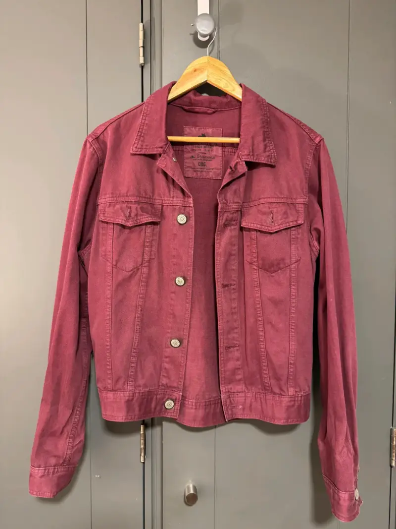 Chaqueta de mezclilla burdeos Jack & Jones - 1