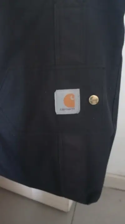 Bolso tote negro Carhartt con bolsillo - miniatura 2