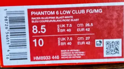 Zapatillas de Fútbol Nike Phantom 6 Low Club - miniatura 4