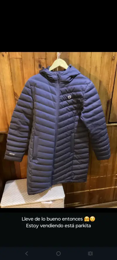 Parka Mujer Azul Doite Lilit - miniatura 1