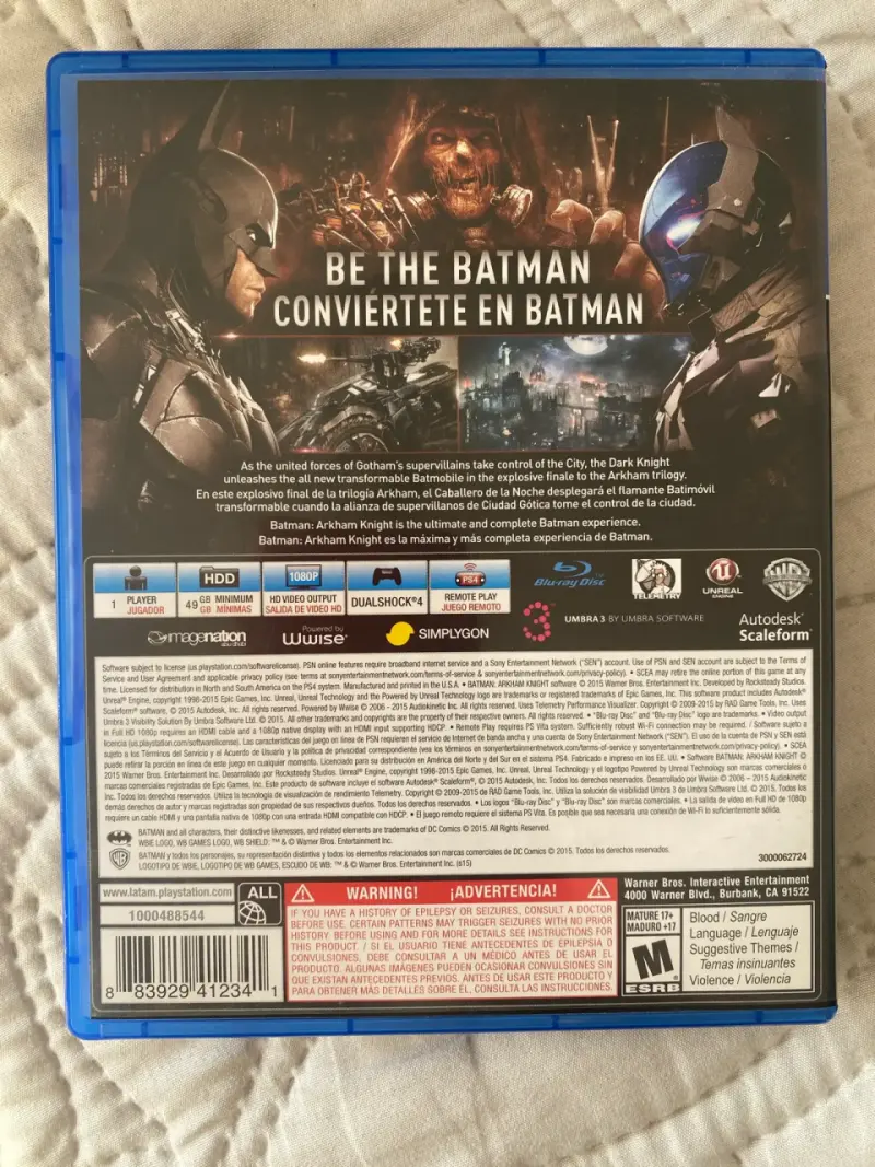 Juego PS4 Batman Arkham Knight - 2
