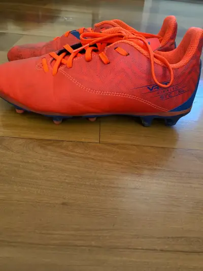 Zapatillas de fútbol Kipsta  Jr FG 23 naranj - miniatura 3