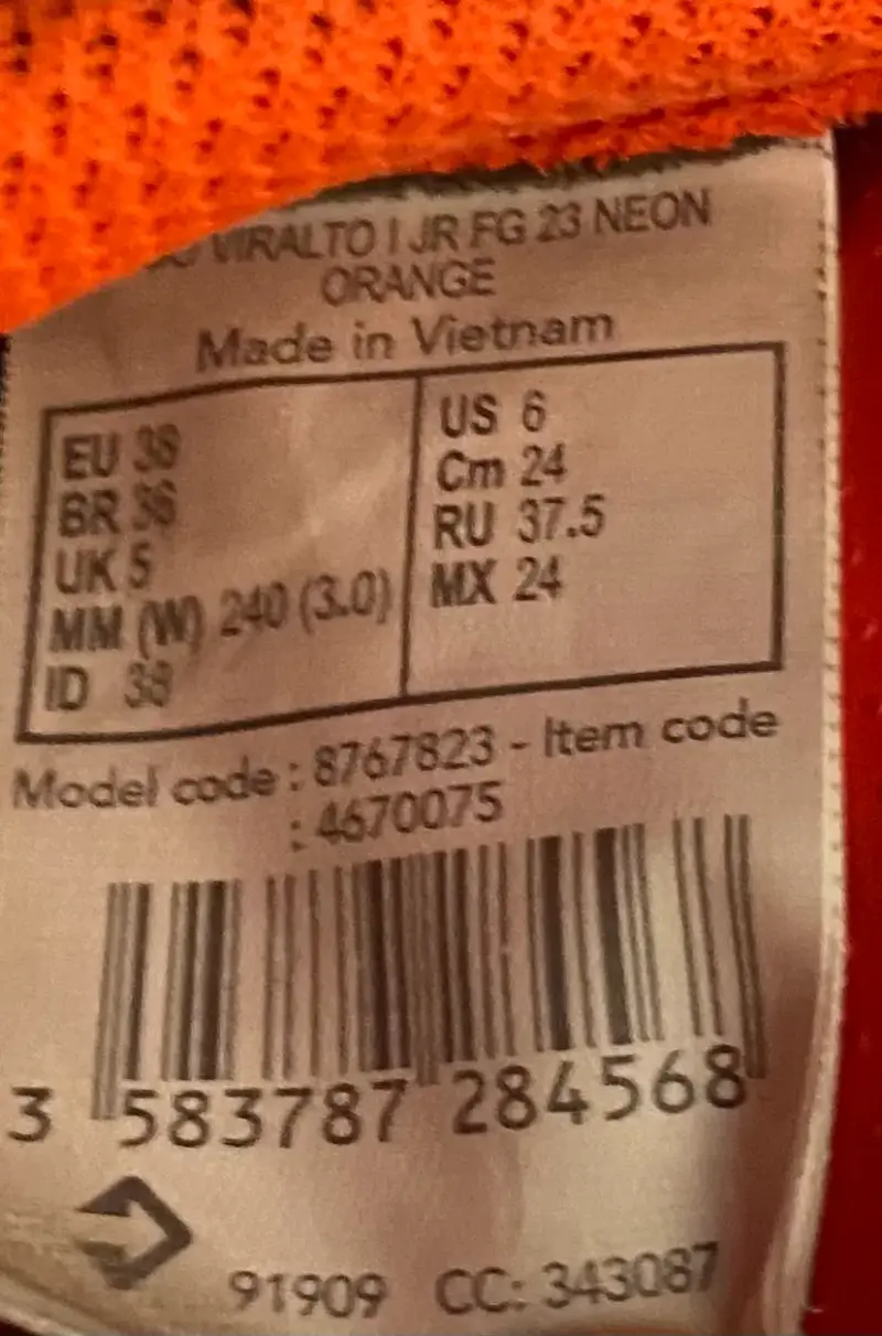 Zapatillas de fútbol Kipsta  Jr FG 23 naranj - 4