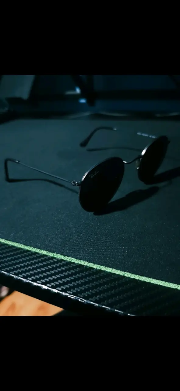 Gafas de Sol Ray-Ban RB3447 Round Metal Negras - 2