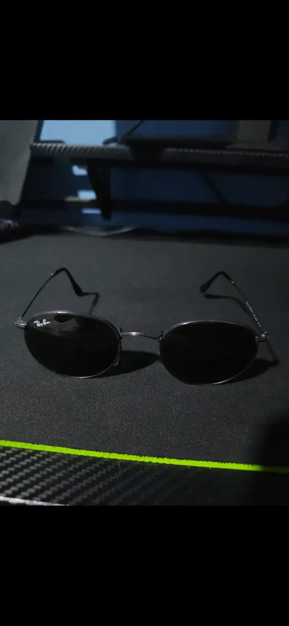 Gafas de Sol Ray-Ban RB3447 Round Metal Negras - 3