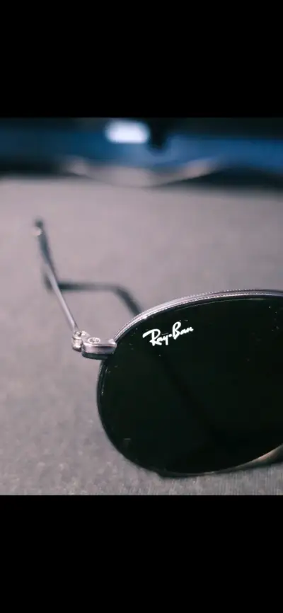 Gafas de Sol Ray-Ban RB3447 Round Metal Negras - miniatura 4