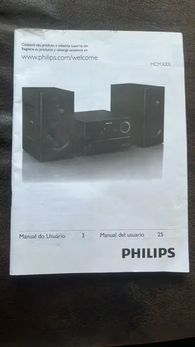 Manual Equipo Sonido Philips MCM3000 - miniatura 1
