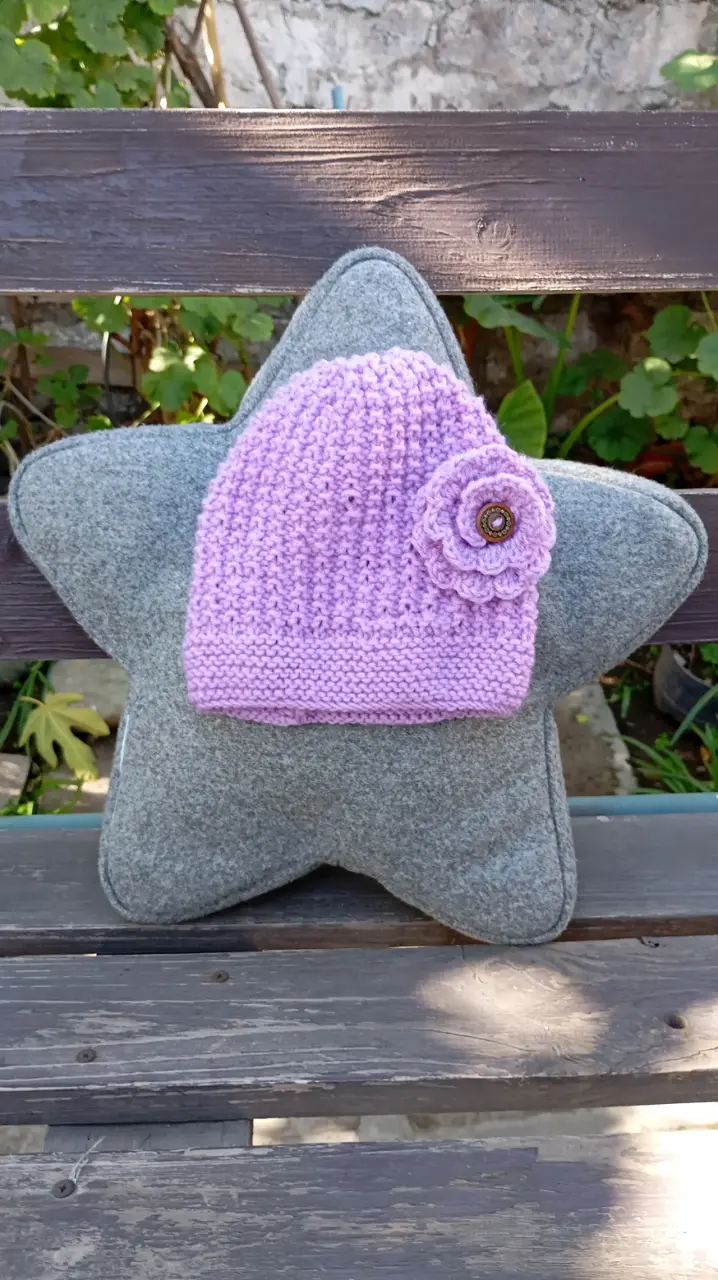 Gorros tejidos para bebé en varios colores - 5
