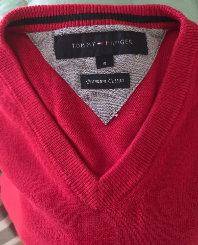 Suéter rojo de lana para hombre Tommy Hilfiger - 2