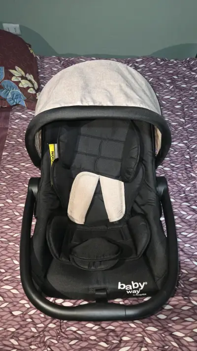 Silla de Auto para Bebé Baby Way Negra - miniatura 2
